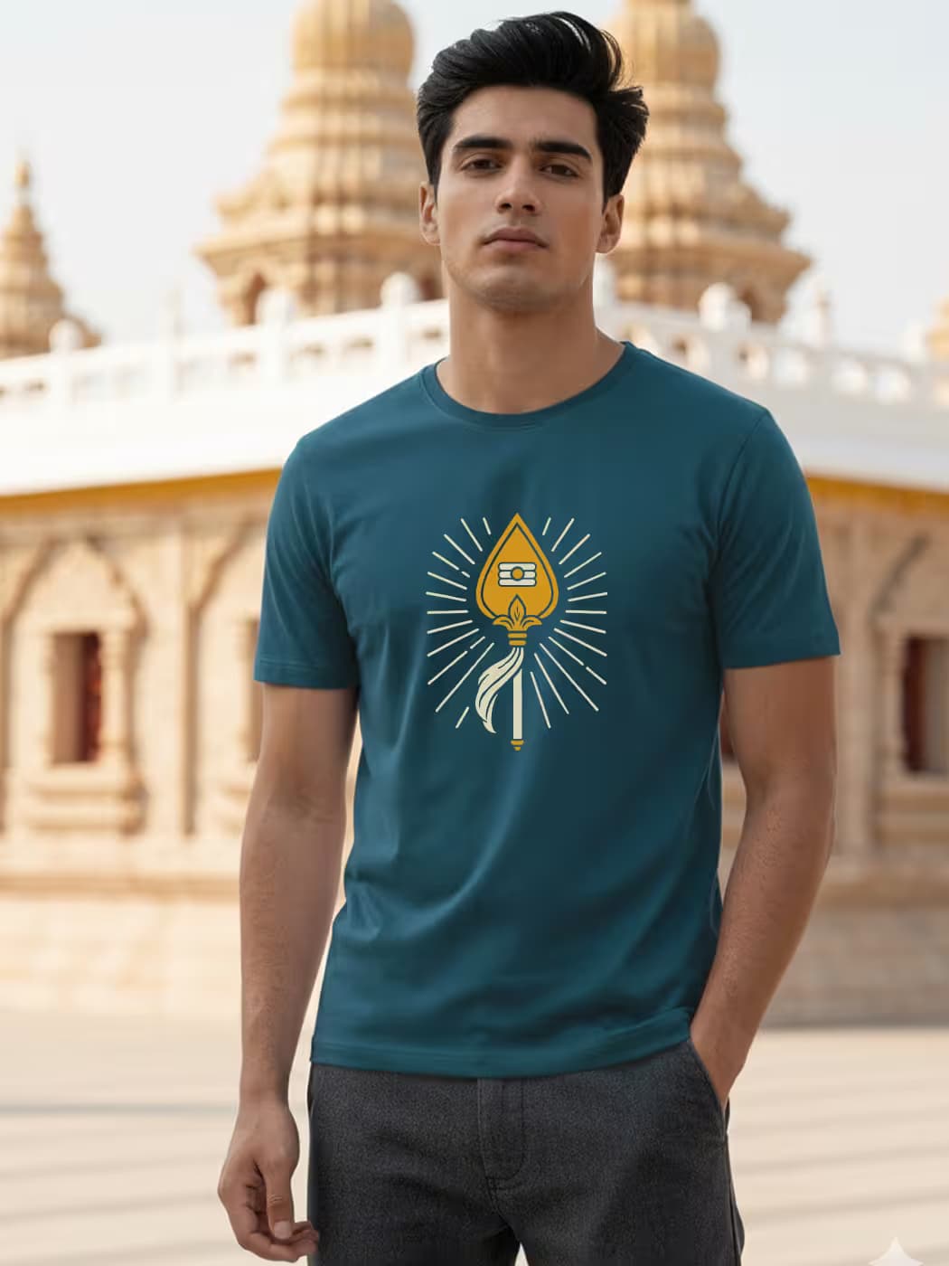 Vel T-Shirt For Men - Half Sleeve