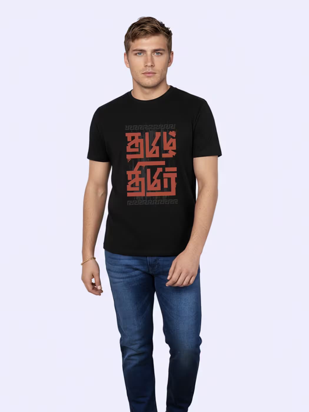 Thamizh Thimir T-Shirt For Men - Half Sleeve