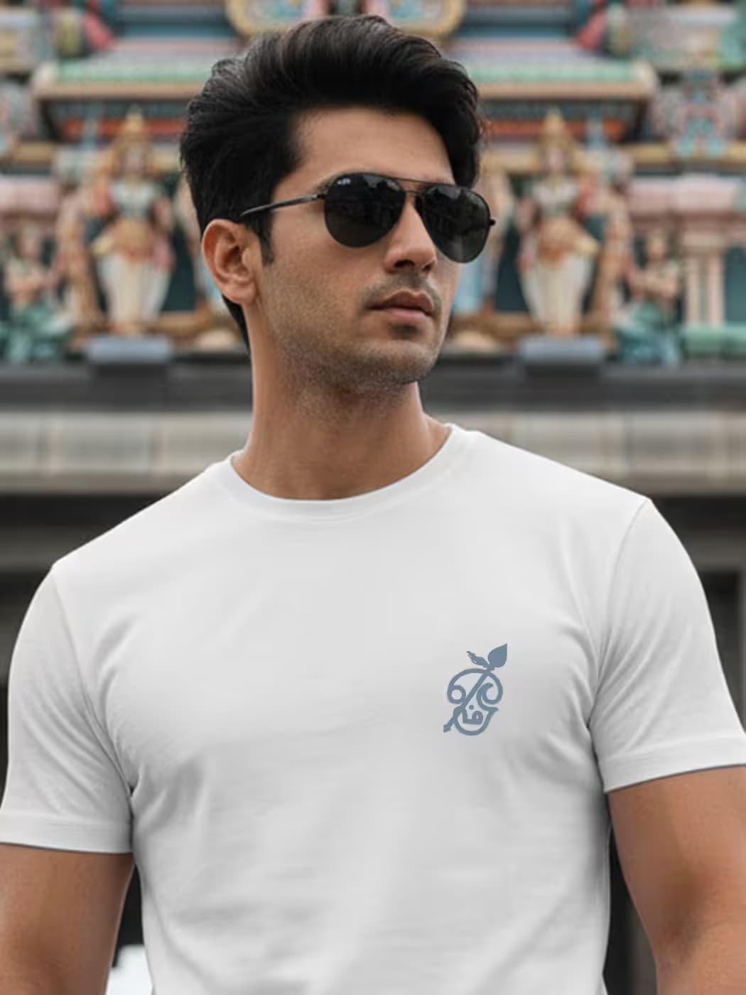 Om Minimal T-Shirt For Men - Half Sleeve