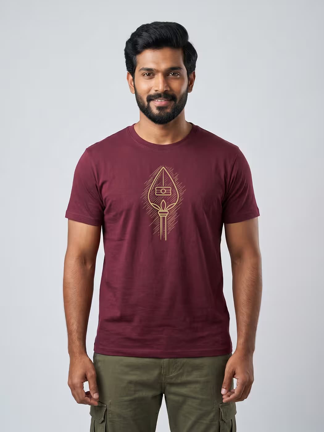 Vetrivel T-Shirt For Men - Half Sleeve