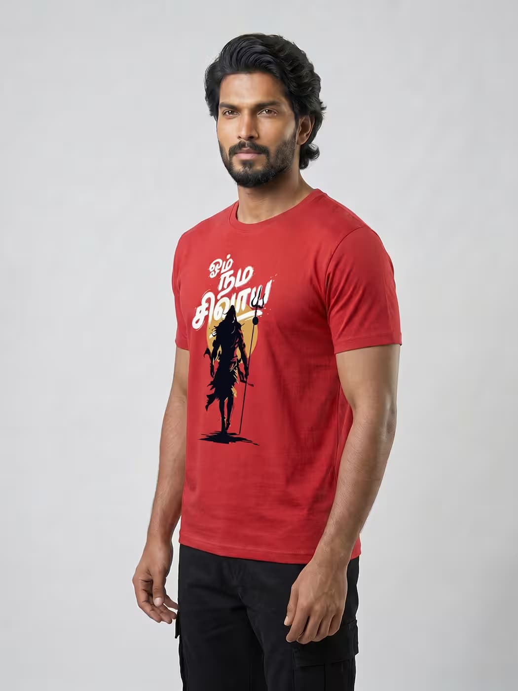 Om Nama Shivaya T-Shirt For Men - Half Sleeve