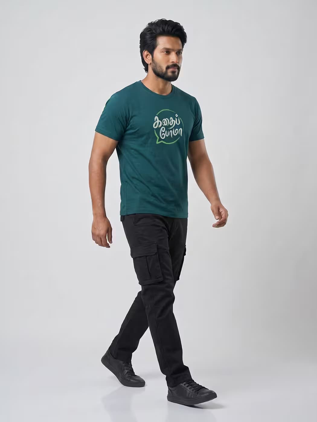 Kadhaipoma T-Shirt For Men - Half Sleeve