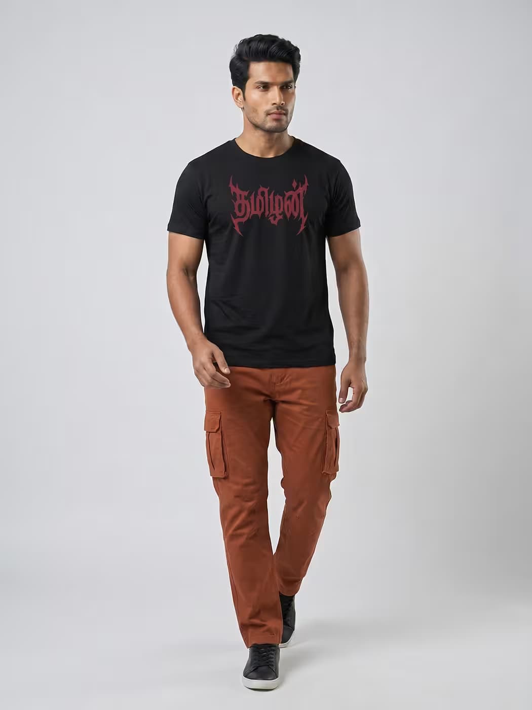 Thamizhan Power T-Shirt For Men - Half Sleeve