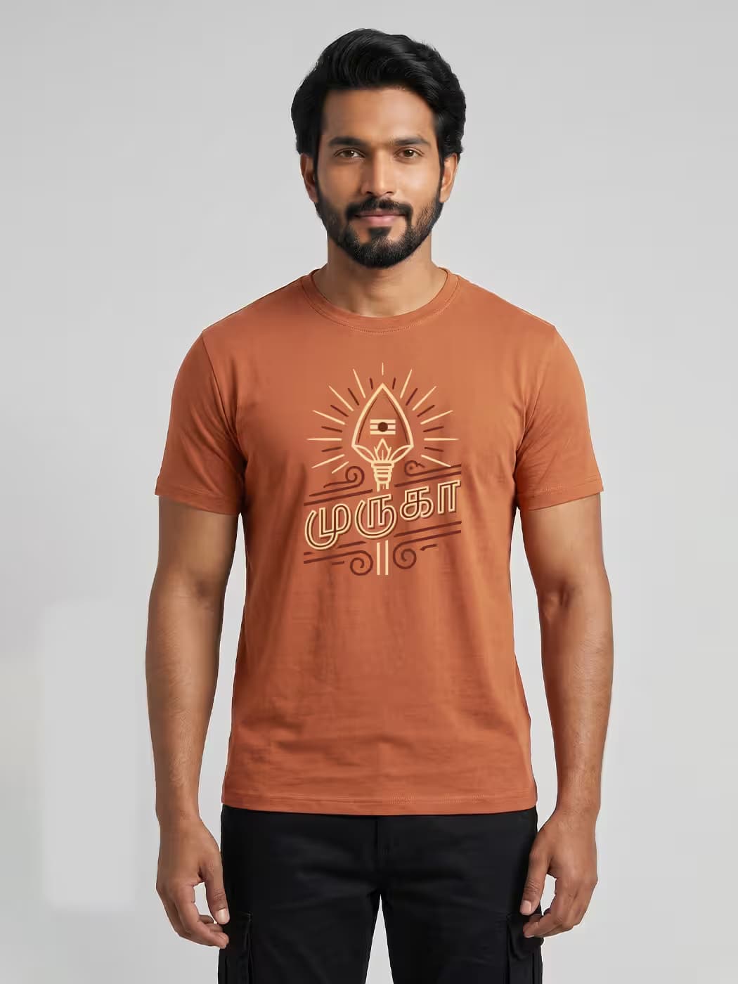 Muruga Aura T-Shirt For Men - Half Sleeve