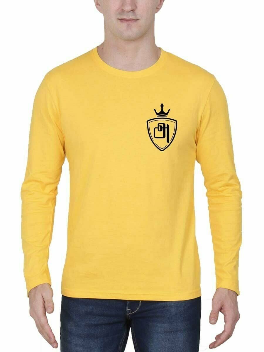 Aana Yellow Tamil Uyir Eluthukkal T-Shirt