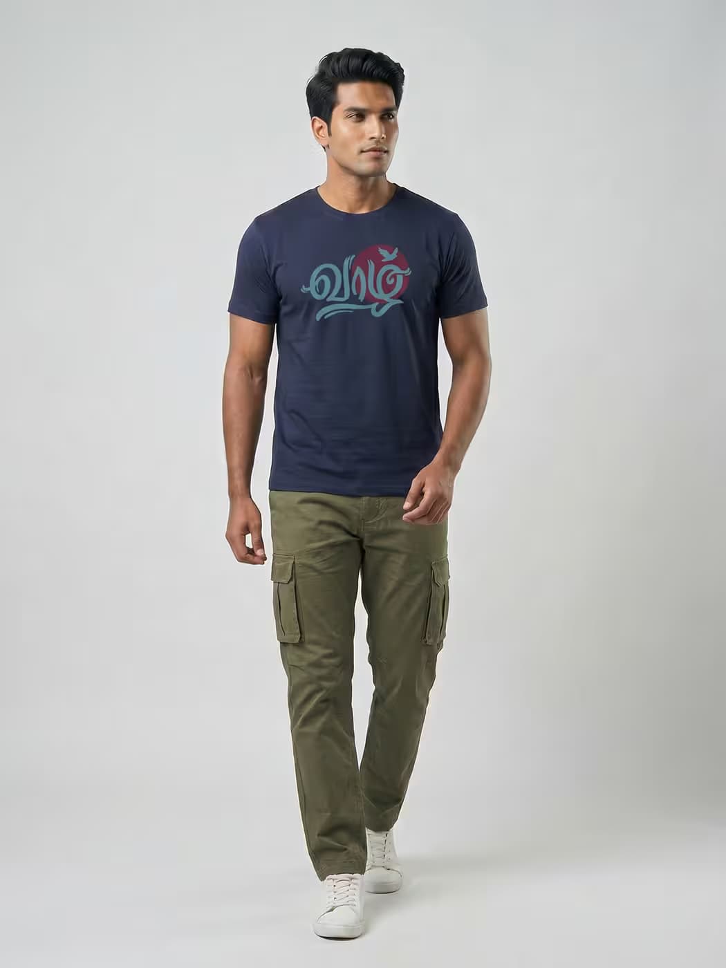 Vaazh T-Shirt For Men - Half Sleeve