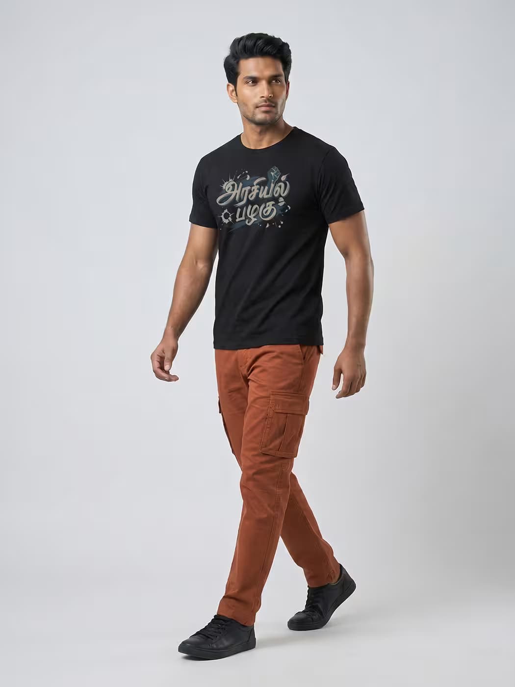 Arasiyal Pazhagu T-Shirt For Men - Half Sleeve
