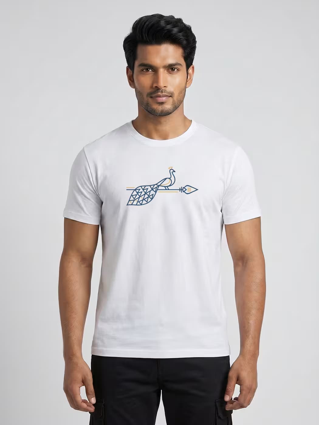 Azhagu Mayil T-Shirt For Men - Half Sleeve