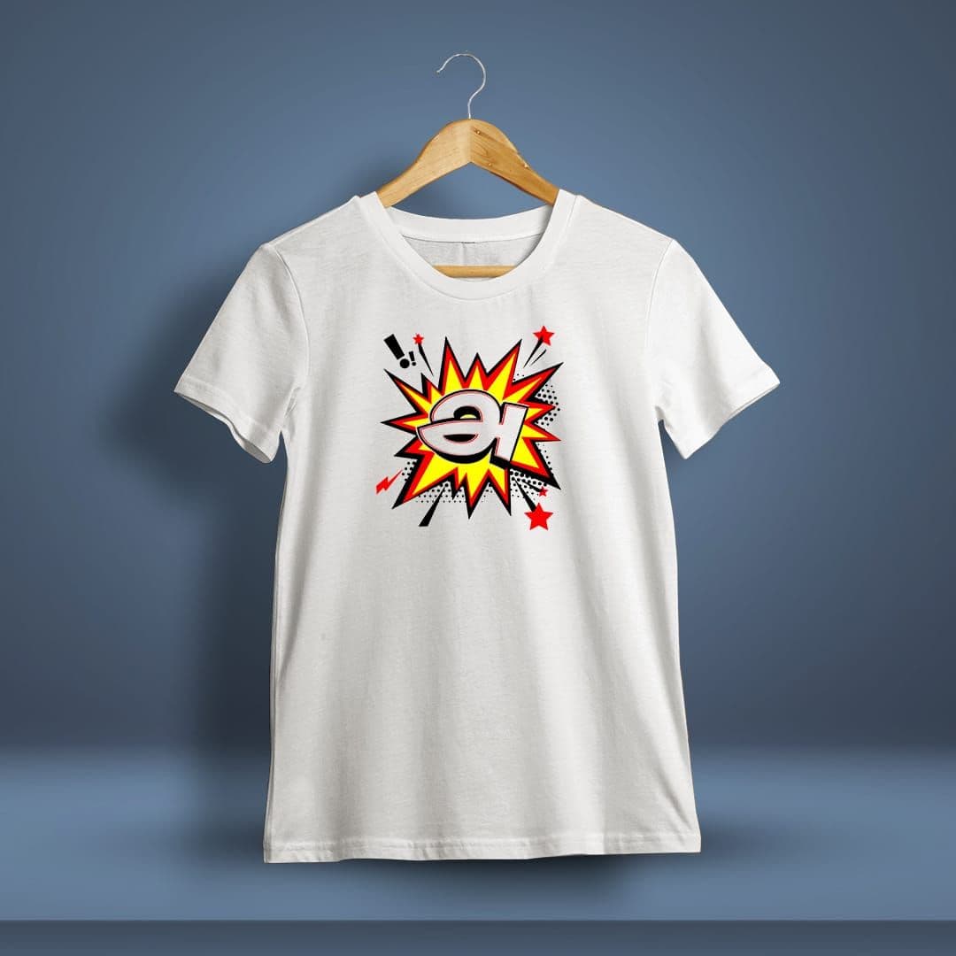Aana Tamil Typography T-Shirt For Men - Half sleeve