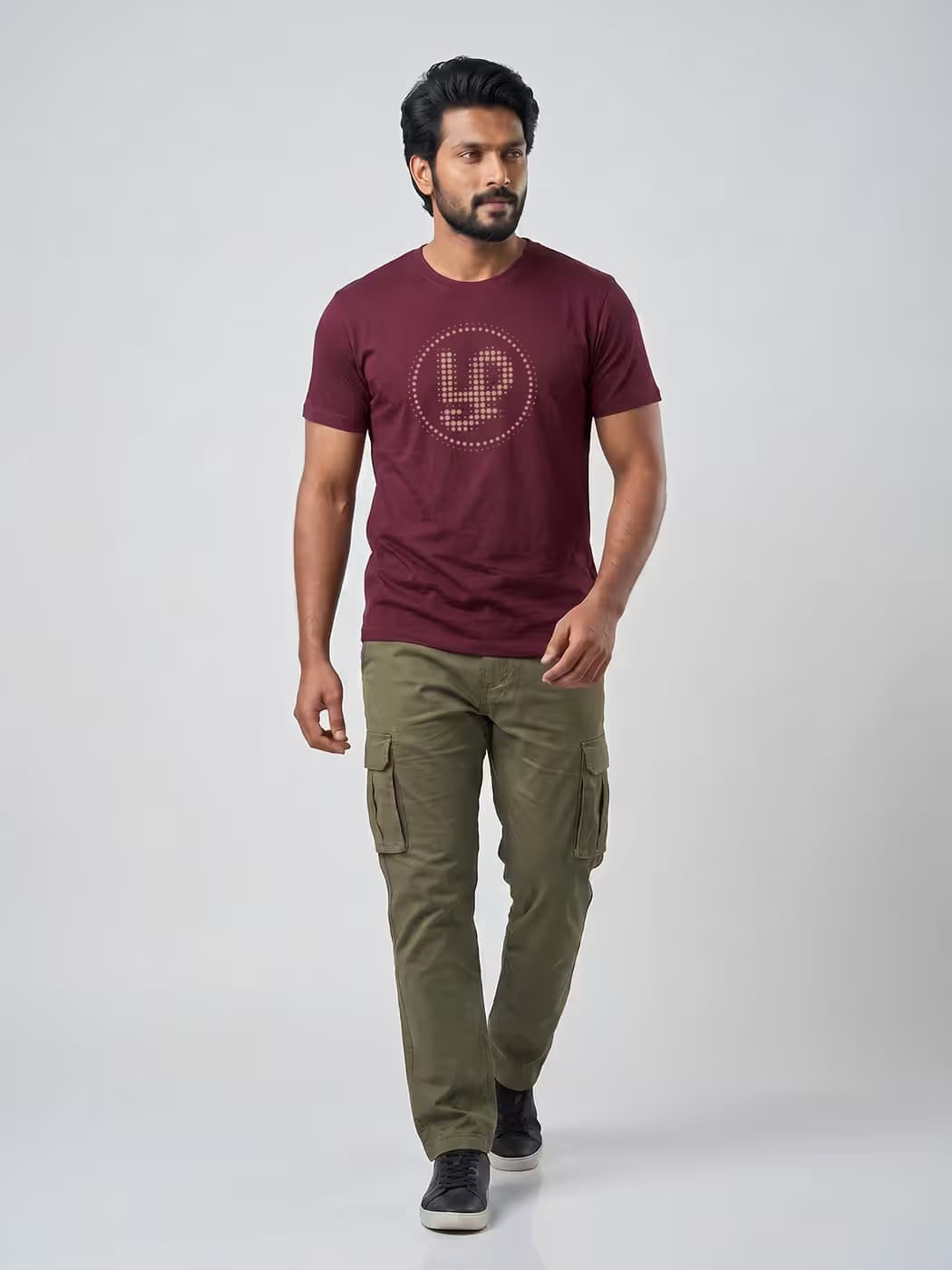 Zha Identity T-Shirt For Men - Half Sleeve