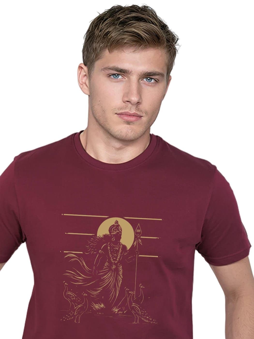 Murugan Minimal T-Shirt For Men - Half Sleeve