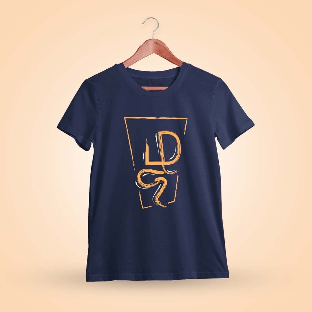 Zhagaram Navy Blue T-Shirt