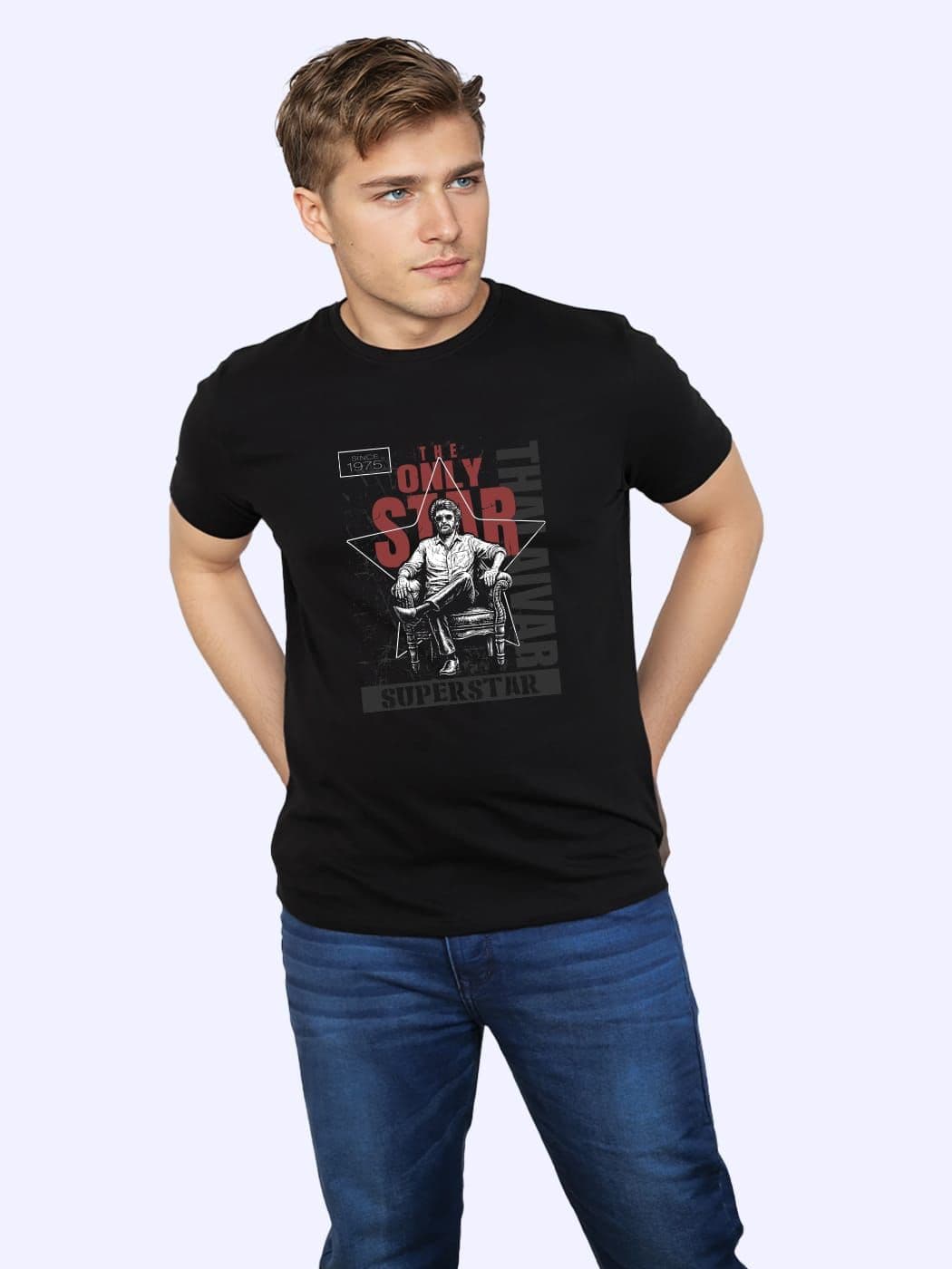 The Only Star T-Shirt For Men - Half Sleeve