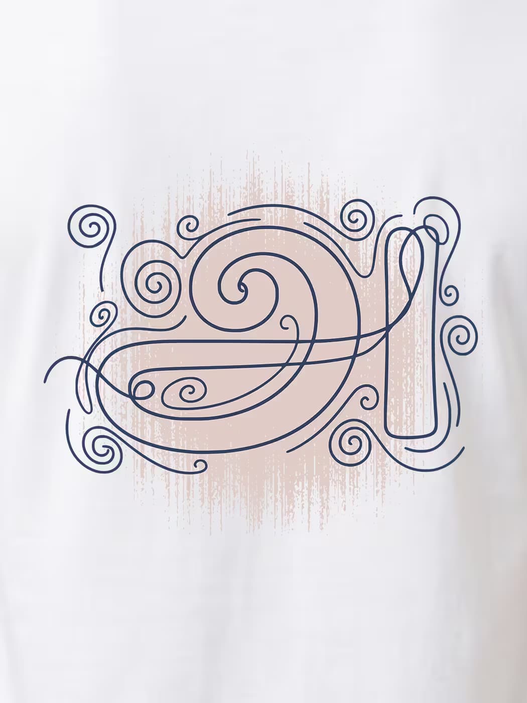 Aana Line art T-Shirt For Men - Half Sleeve