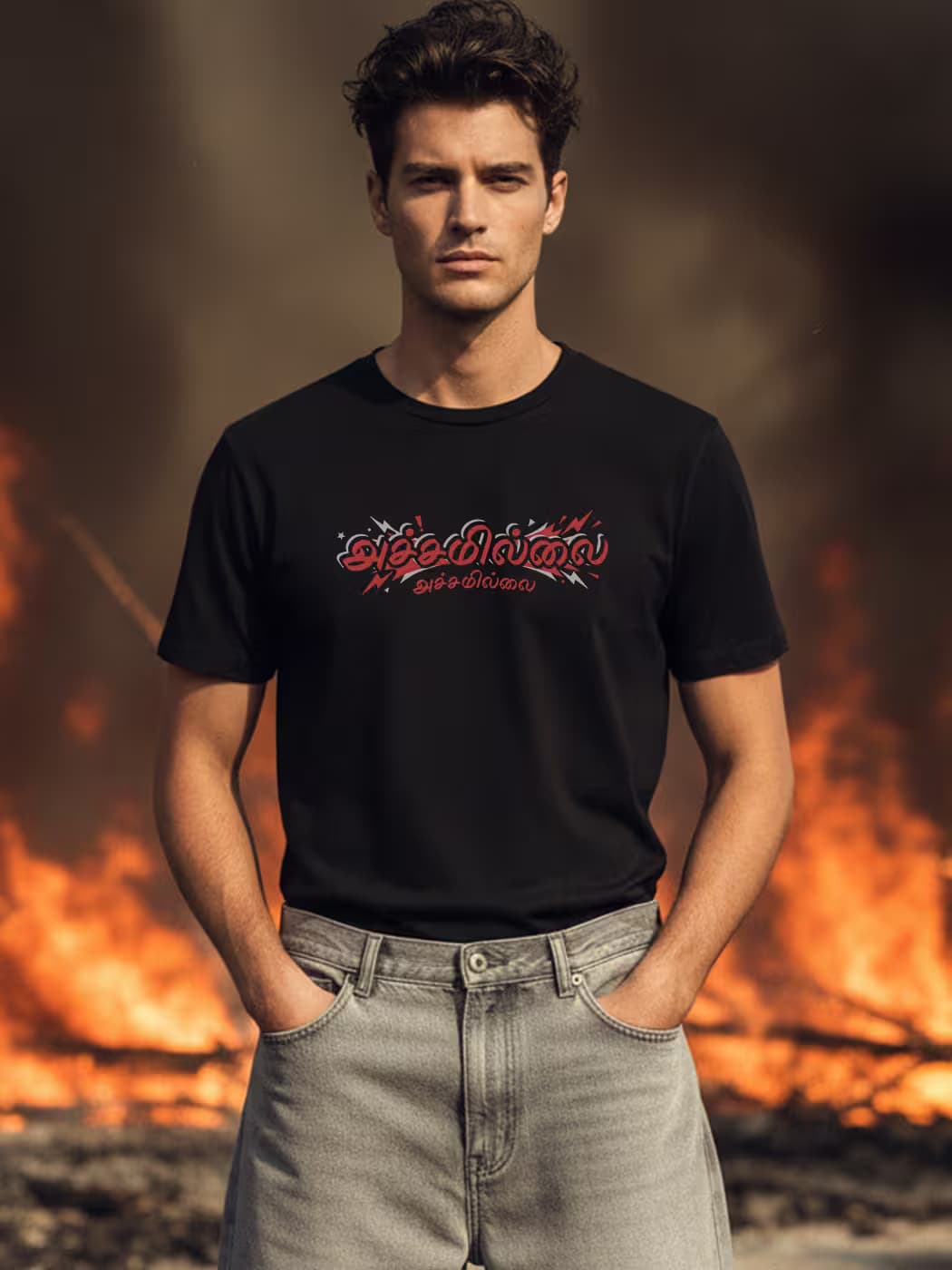 Achamillai T-Shirt For Men - Half Sleeve