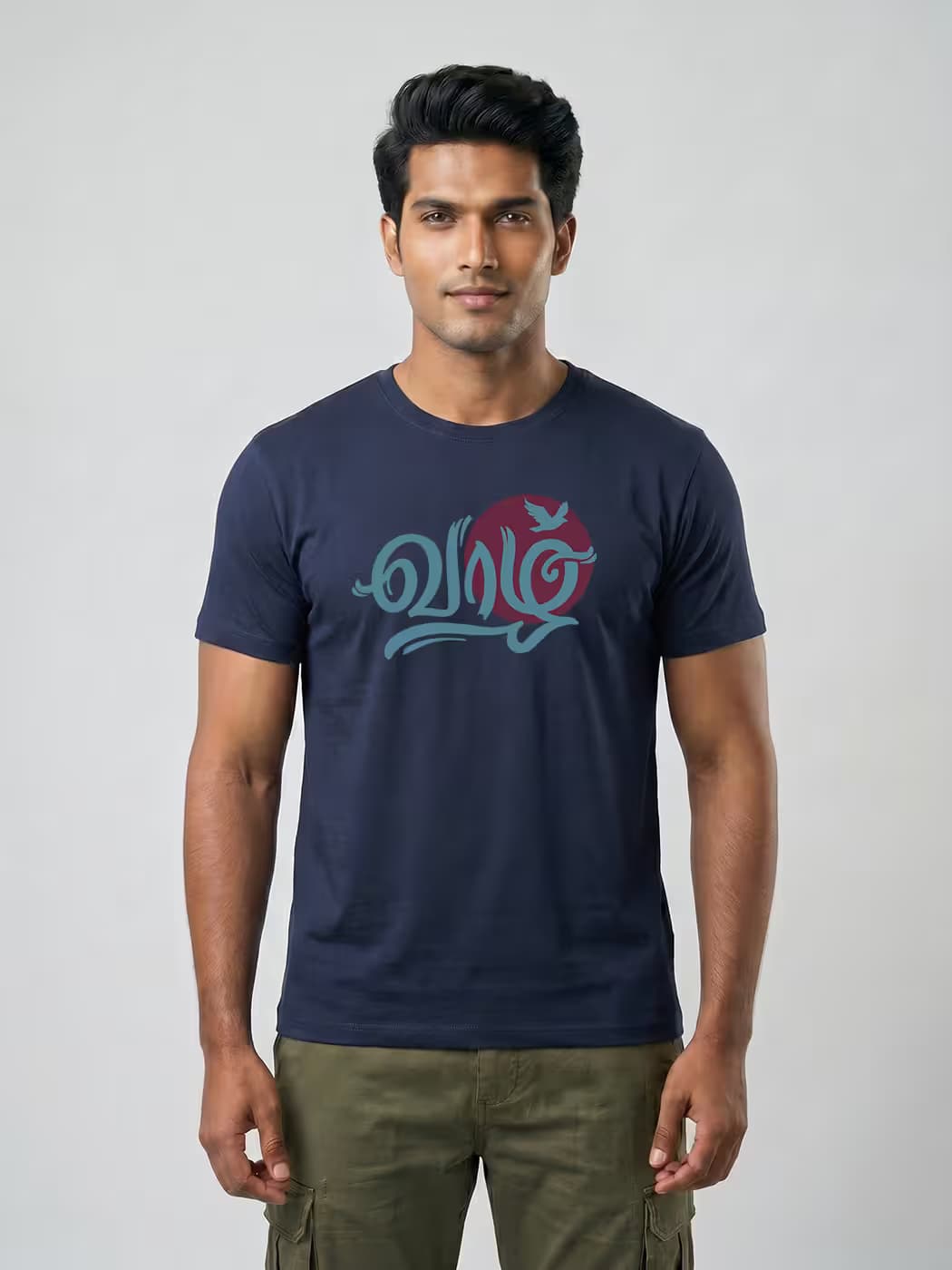 Vaazh T-Shirt For Men - Half Sleeve