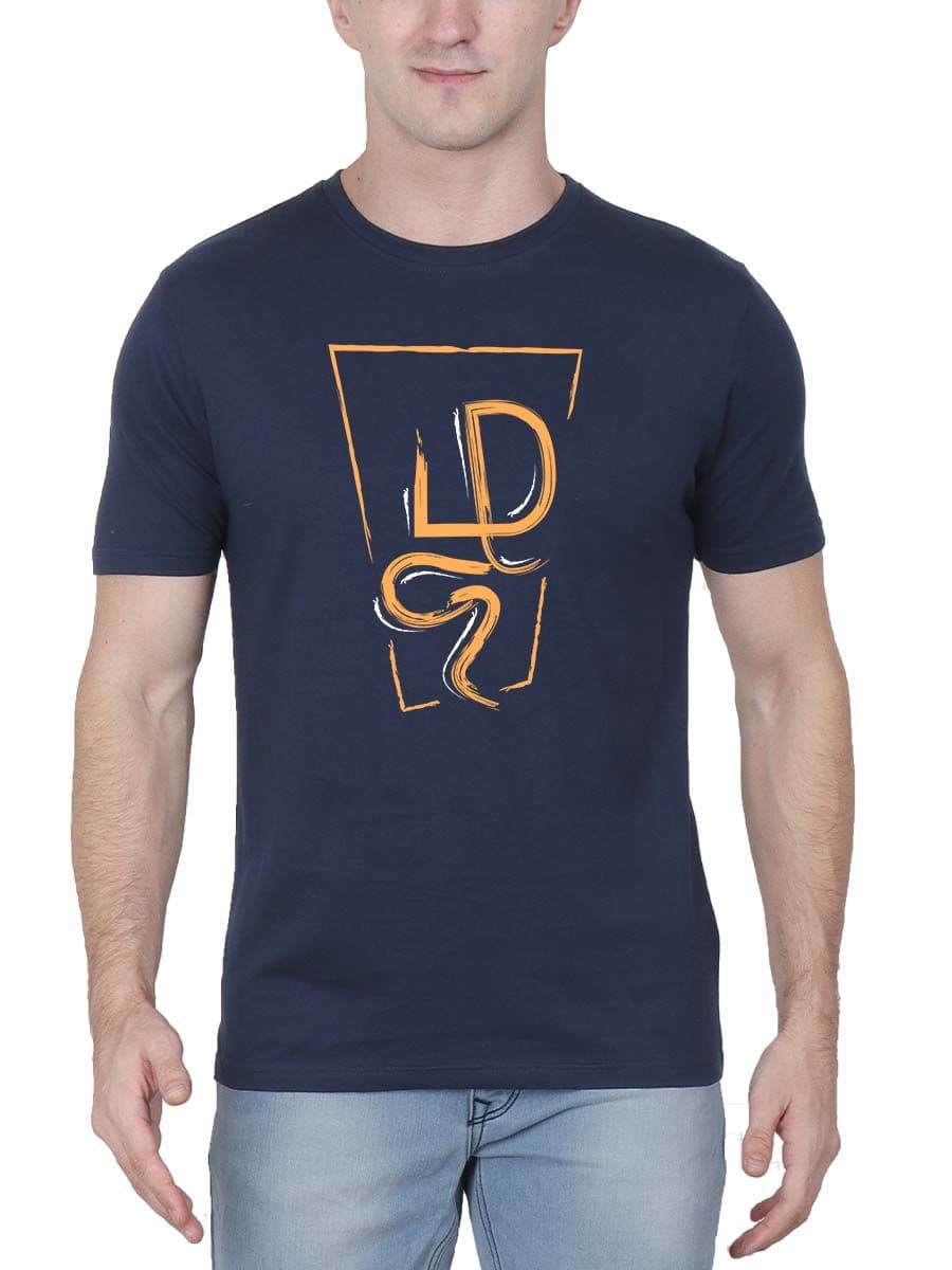 Zhagaram Navy Blue T-Shirt