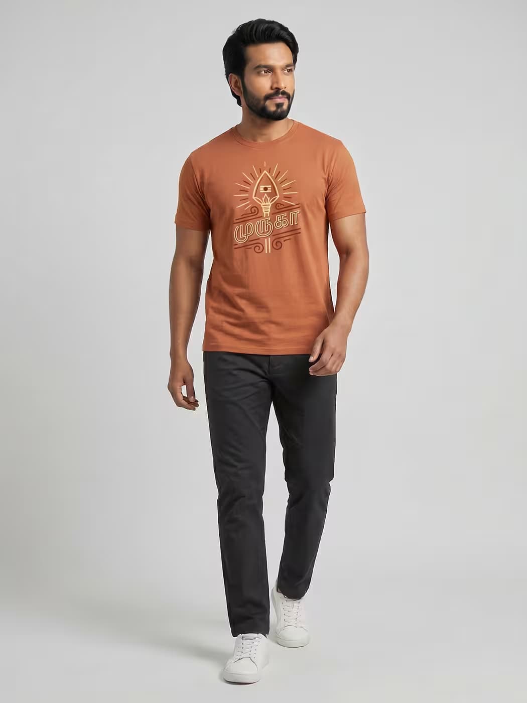 Muruga Aura T-Shirt For Men - Half Sleeve