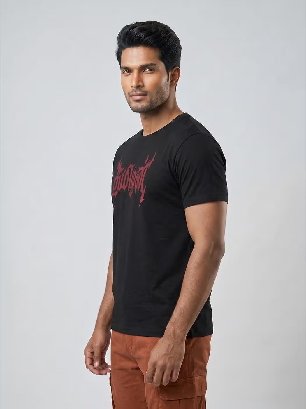 Thamizhan Power T-Shirt For Men - Half Sleeve