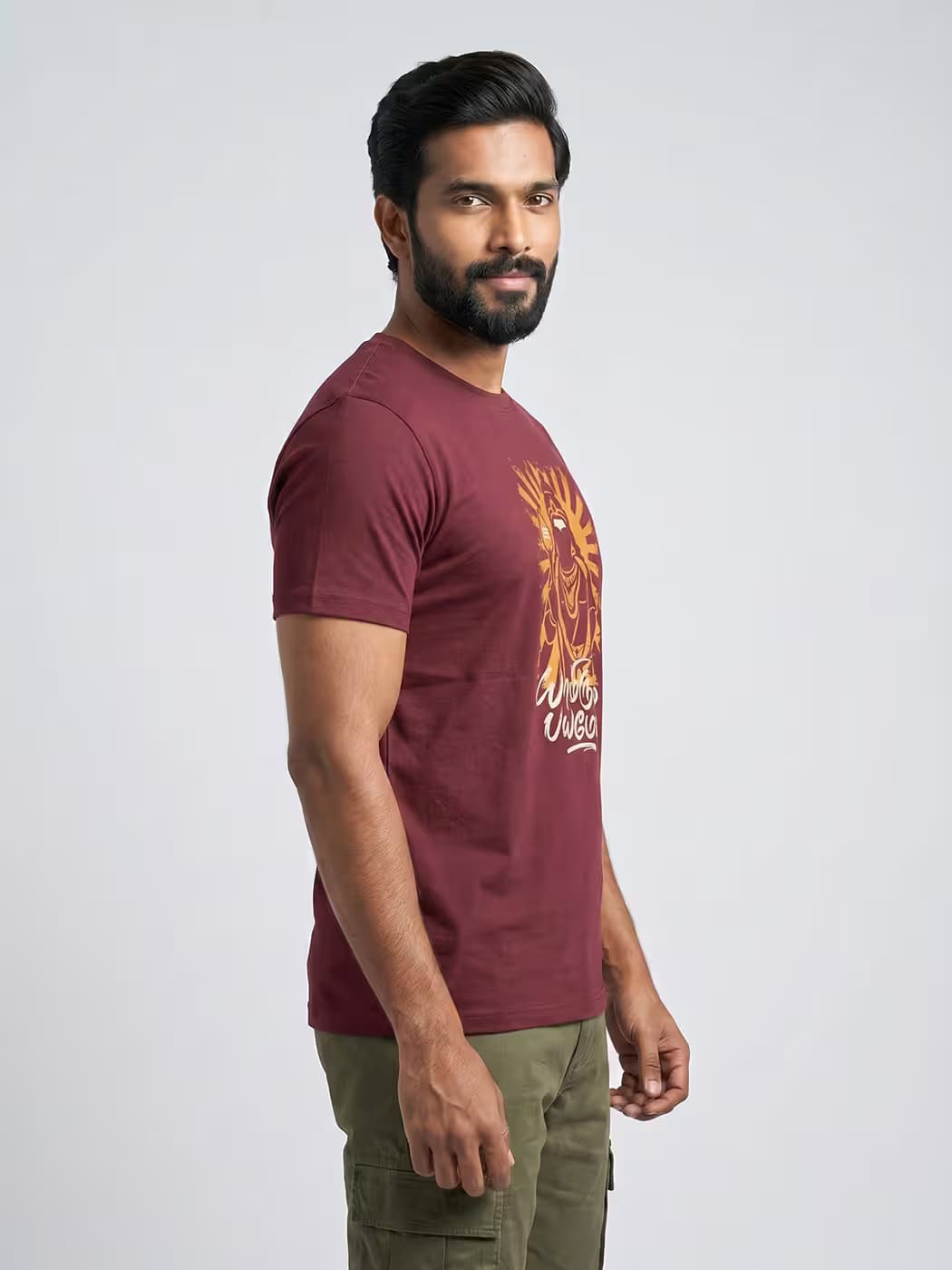 Yamirukka Bayamen Murugan T-Shirt For Men - Half Sleeve