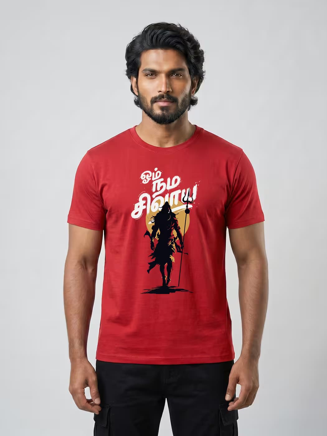 Om Nama Shivaya T-Shirt For Men - Half Sleeve
