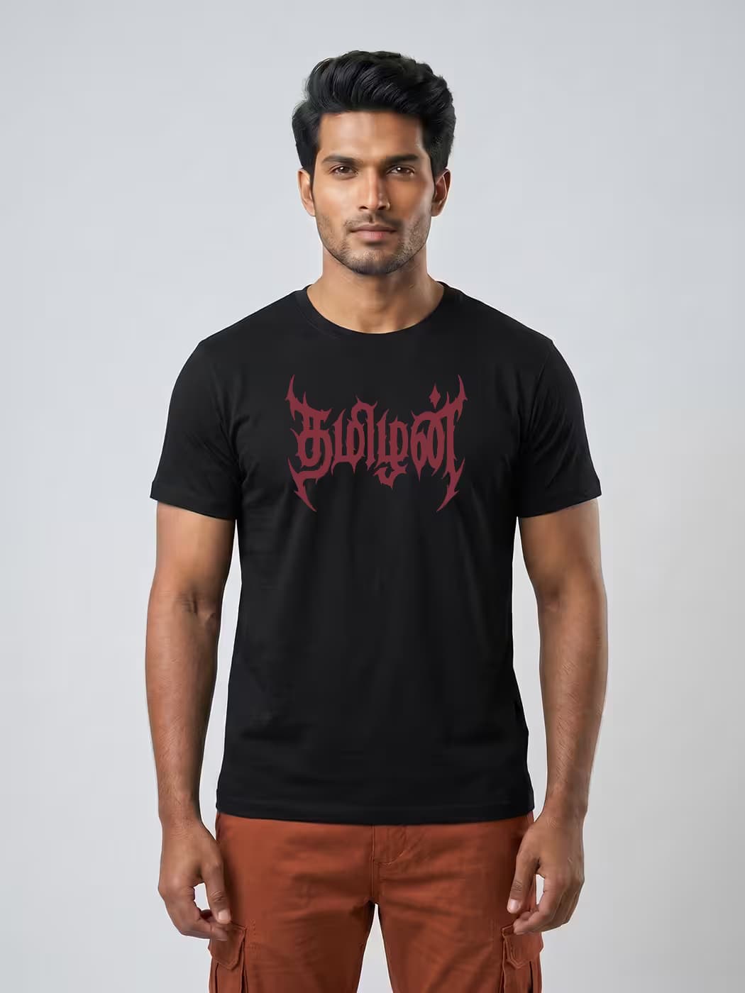 Thamizhan Power T-Shirt For Men - Half Sleeve
