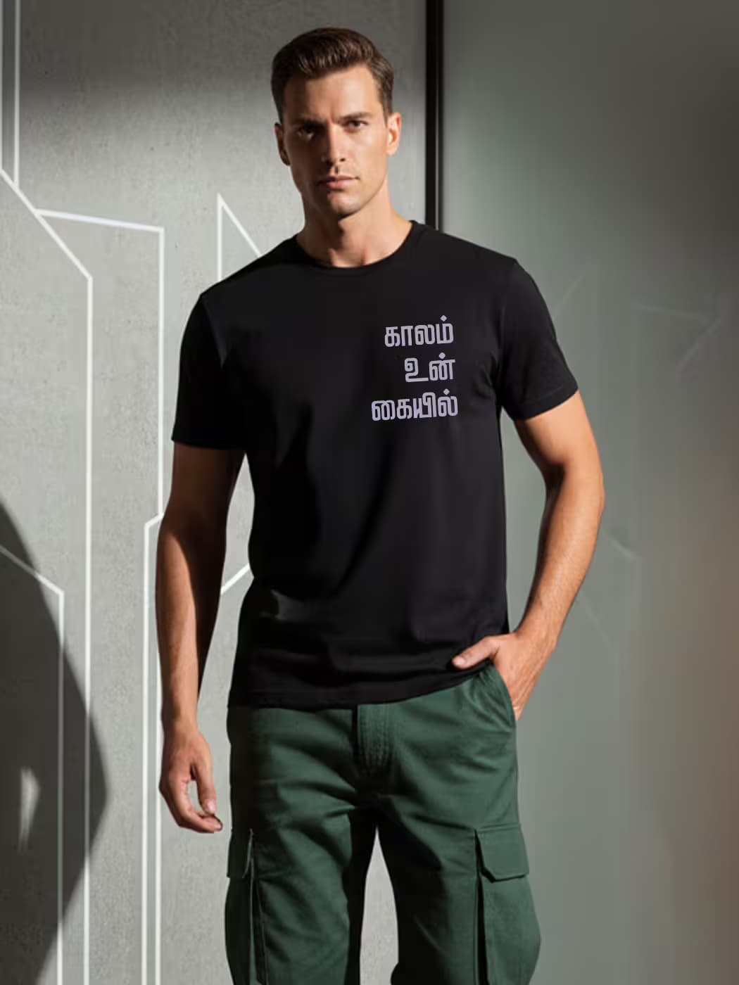 Kaalam Un Kaiyil T-Shirt For Men - Half Sleeve