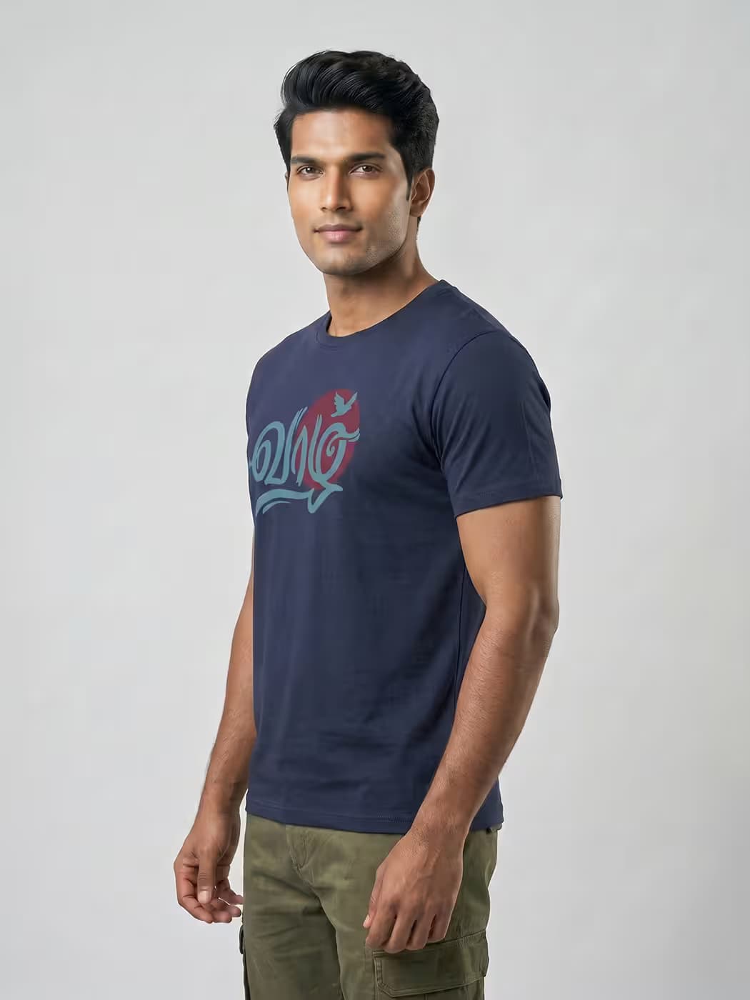 Vaazh T-Shirt For Men - Half Sleeve