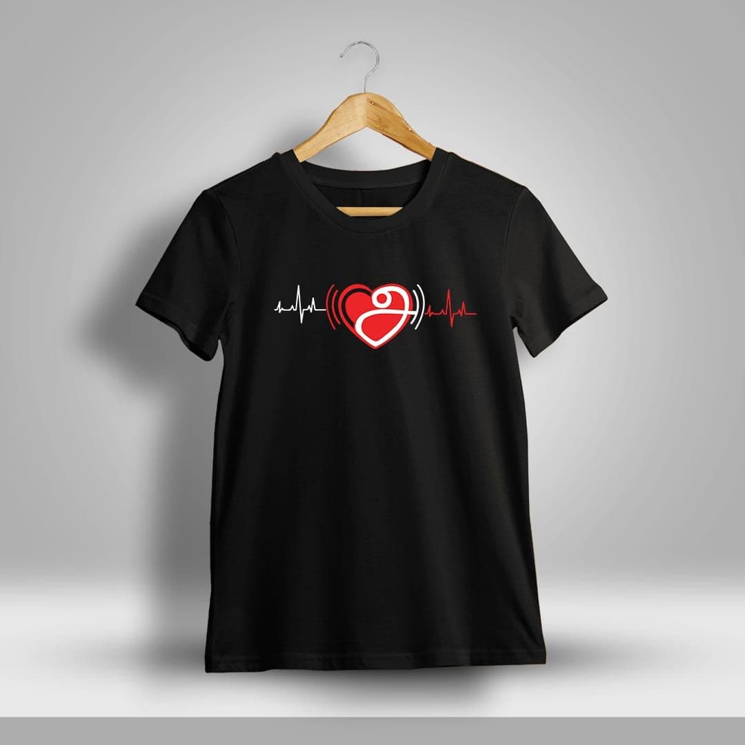 Aana Heart Tamil T-Shirt For Men - Half Sleeve
