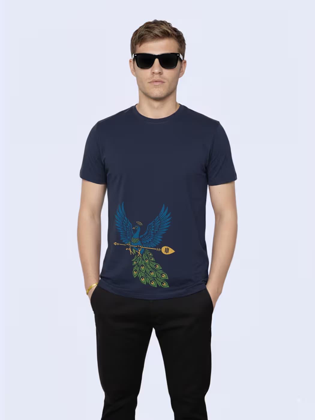 Mayil T-Shirt For Men - Half Sleeve