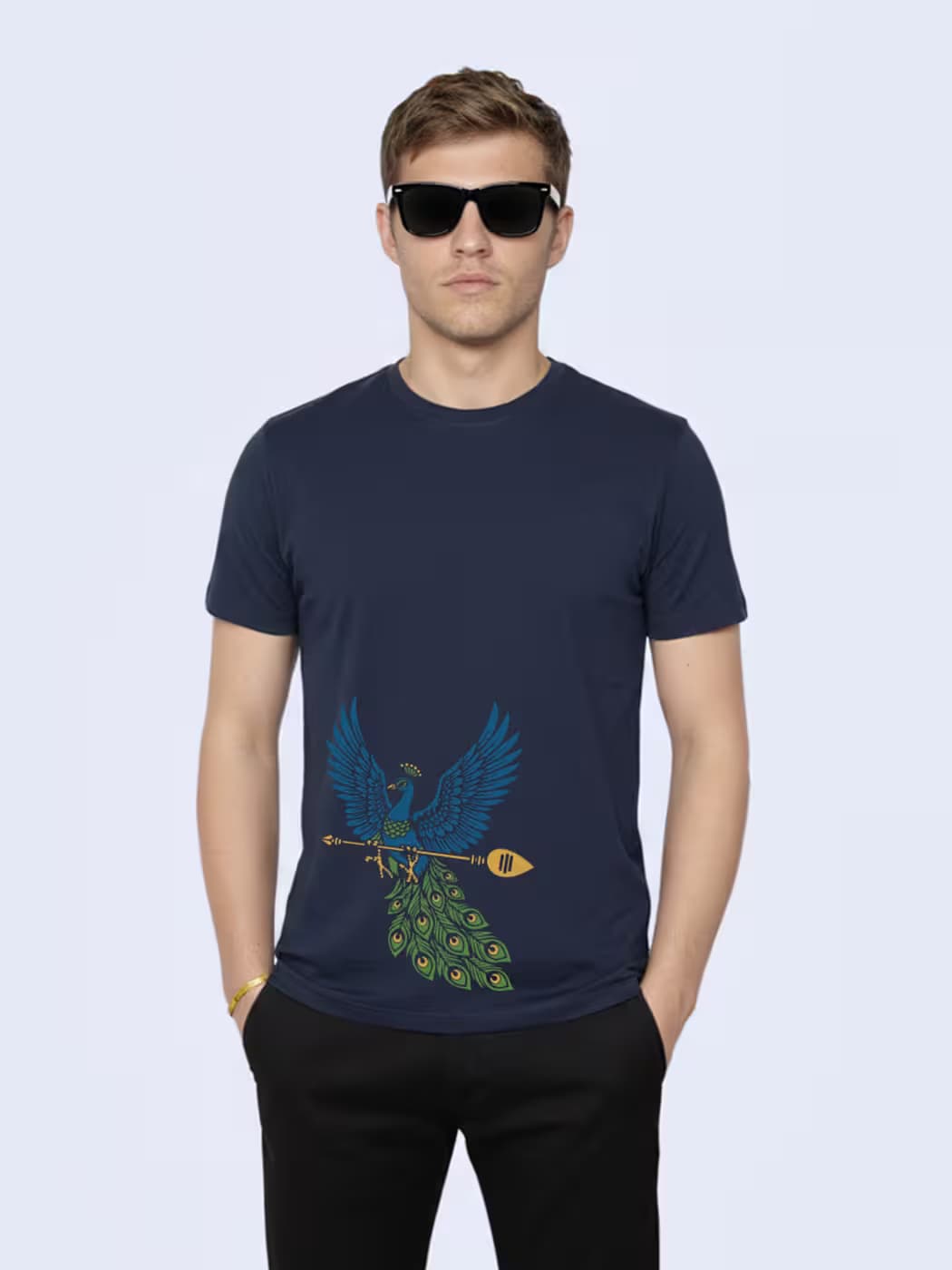 Mayil T-Shirt For Men - Half Sleeve