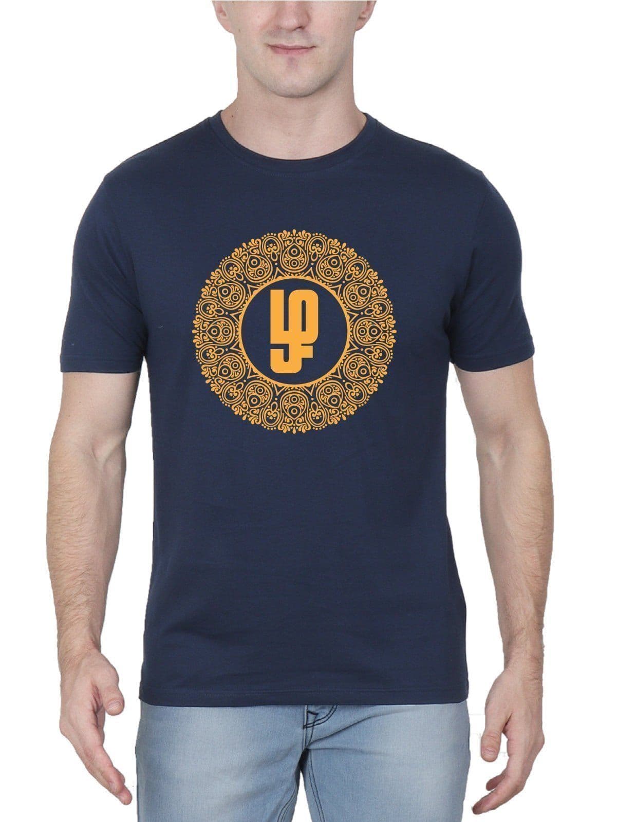 Zha Tamil Navy Blue T-Shirt