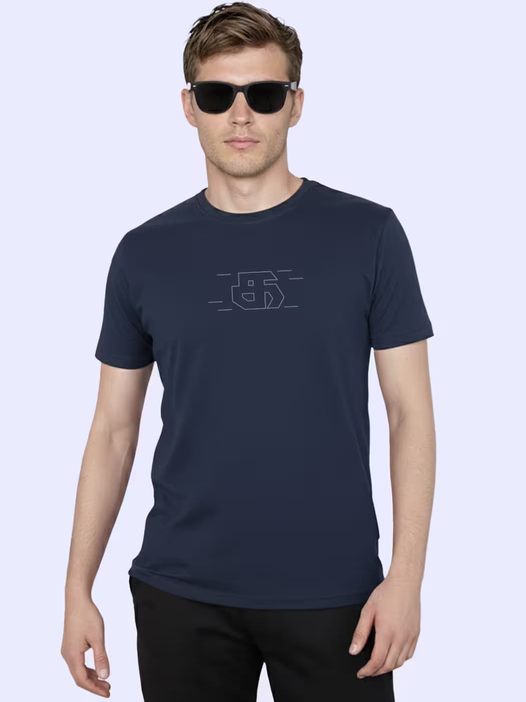 The First Letter Of Mei Ezhuthu T-Shirt For Men - Half Sleeve