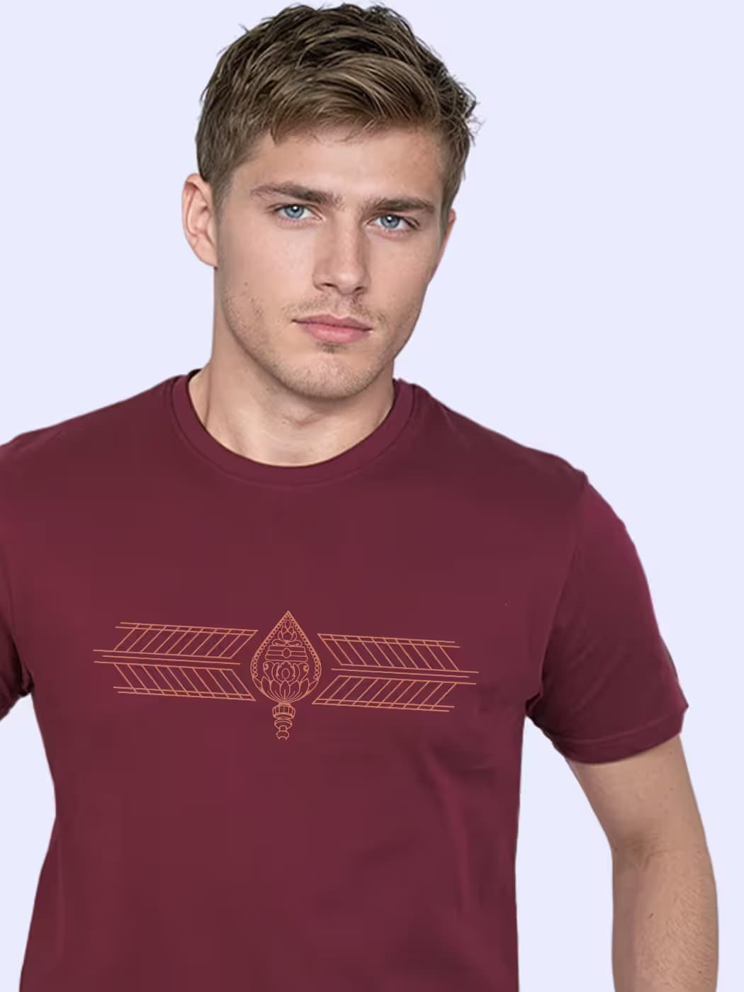 Vel Art T-Shirt For Men - Half Sleeve