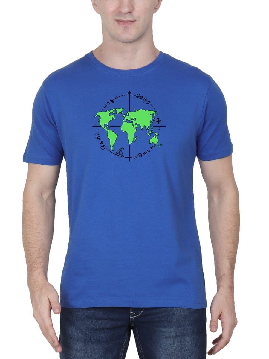 Yaadhum Oore Yaavarum Kelir Tamil T-Shirt For Men - Half Sleeve