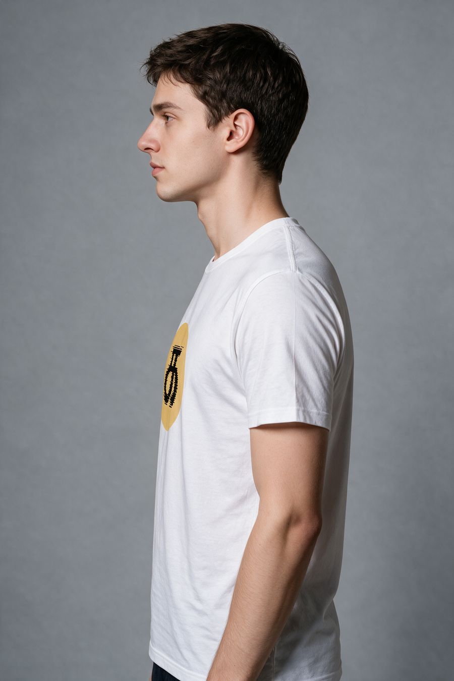Ka Tamil Letter Graphic T-Shirt For Men - Half Sleeve