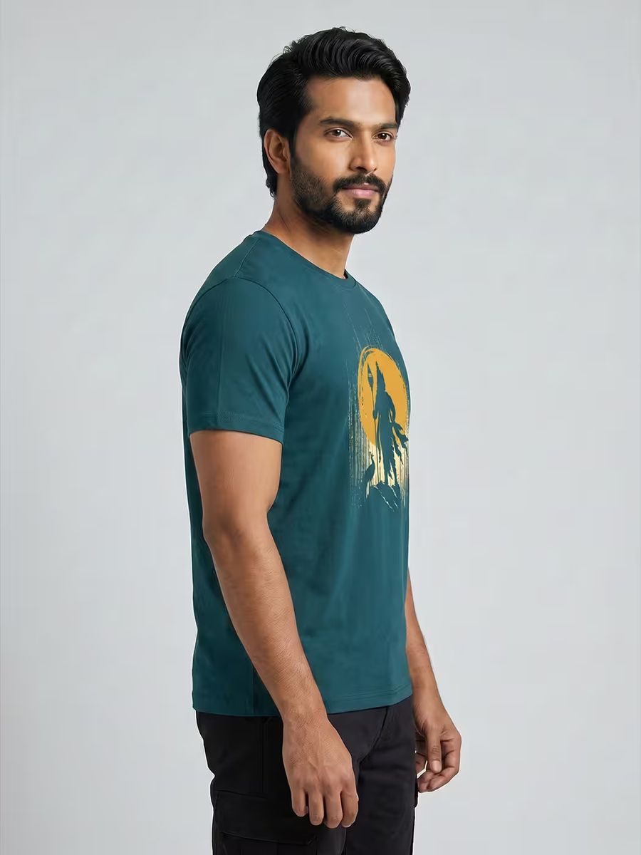 Murugan Mayil T-Shirt For Men - Half Sleeve