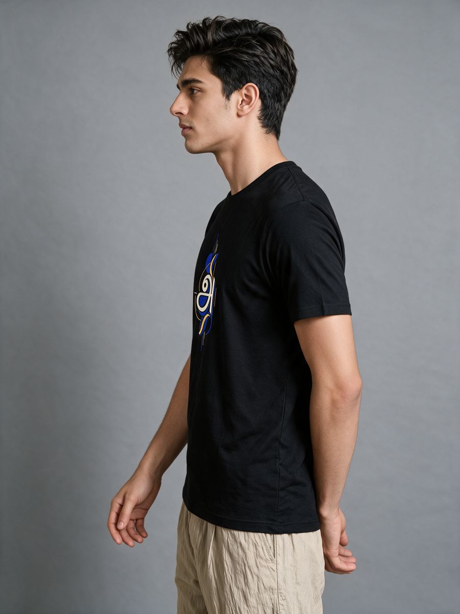 Agaram Flow Tamil Graphic T-Shirt For Men - Half Sleeve