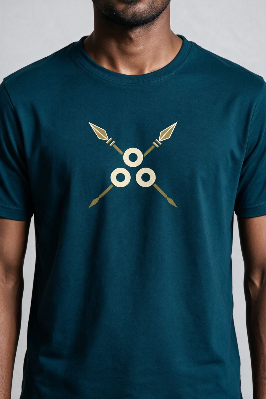 Aayutha Ezhuthu Tamil Graphic T-Shirt — Petrol
