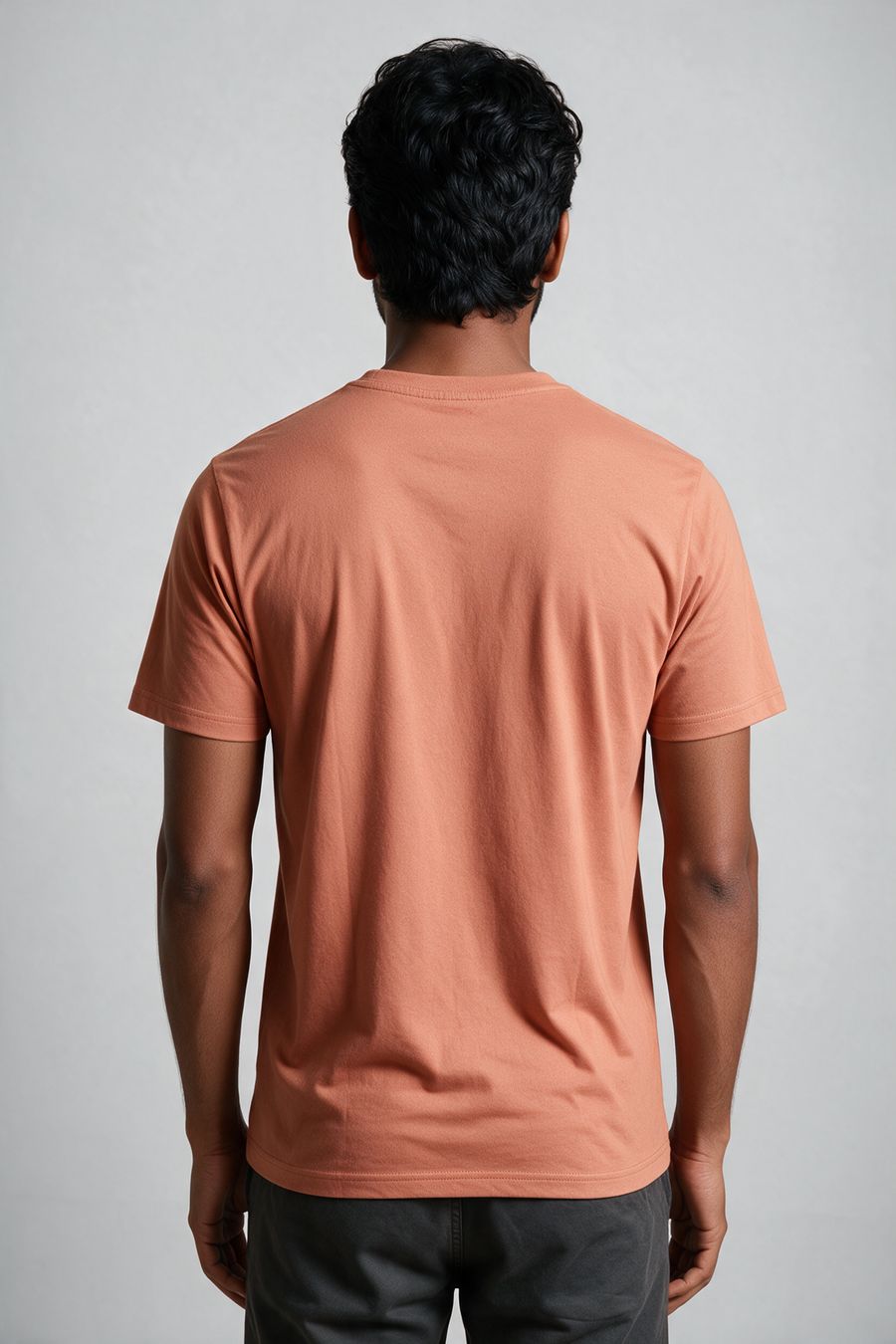 Anjathe Tamil Graphic T-Shirt — Saffron