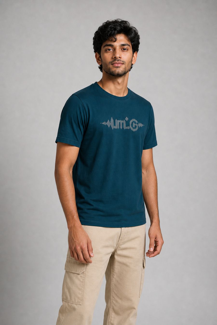 Paattu Tamil Soundwave T-Shirt For Men - Half Sleeve