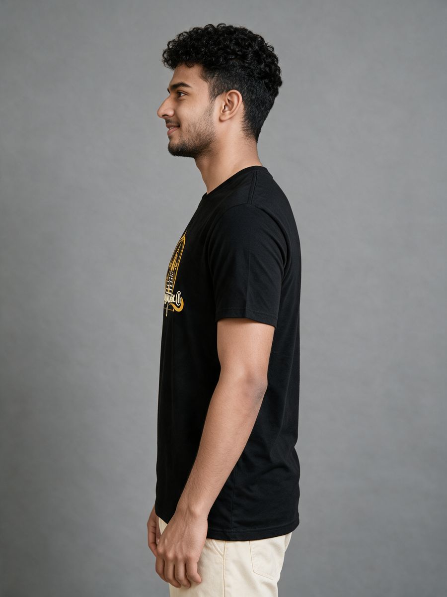 Irumudikattu Ayyappan T-Shirt For Men - Half Sleeve