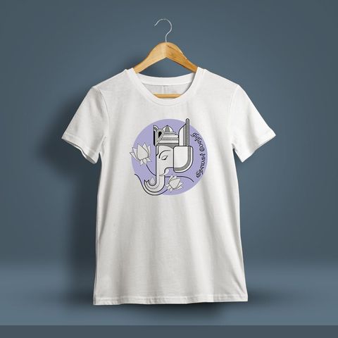 Vinayagar Potri T-Shirt For Men - Half Sleeve