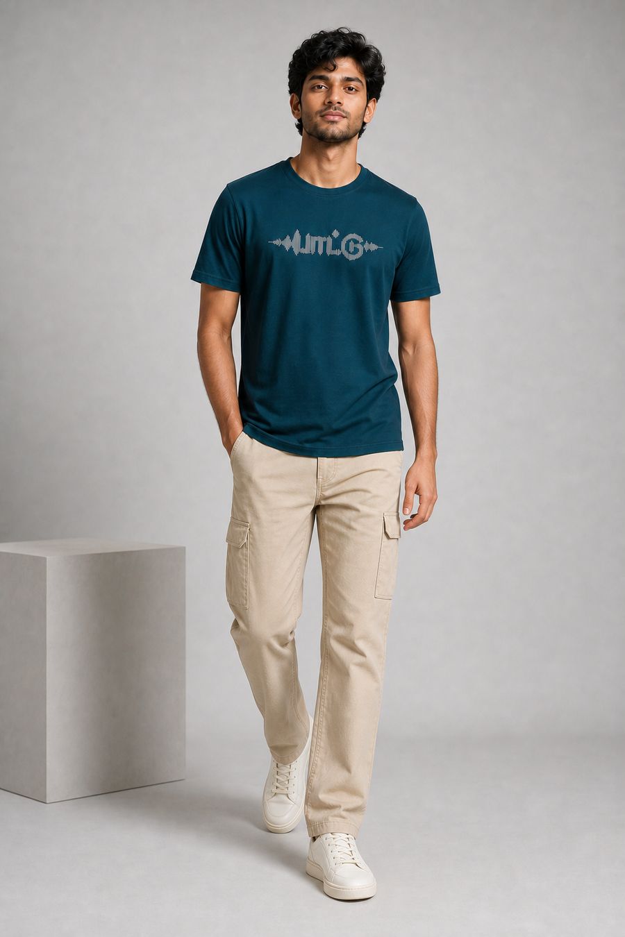 Paattu Tamil Soundwave T-Shirt For Men - Half Sleeve