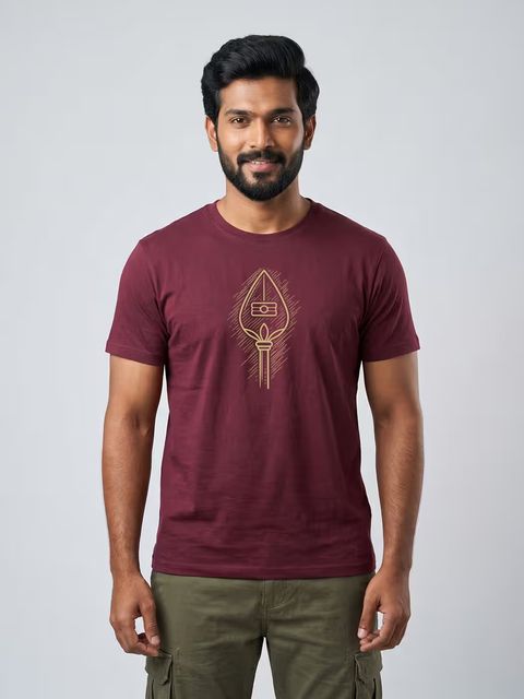 Vetrivel T-Shirt For Men - Half Sleeve