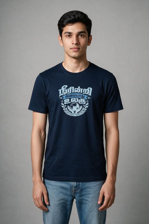 Neerinri Amaiyathu Ulagu T-Shirt For Men - Half Sleeve
