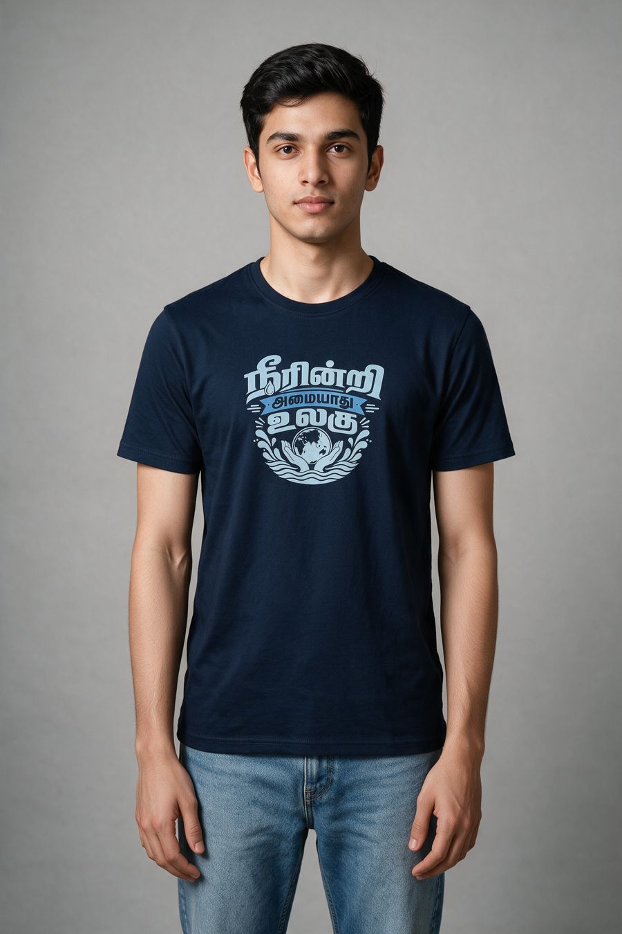 Neerinri Amaiyathu Ulagu T-Shirt For Men - Half Sleeve