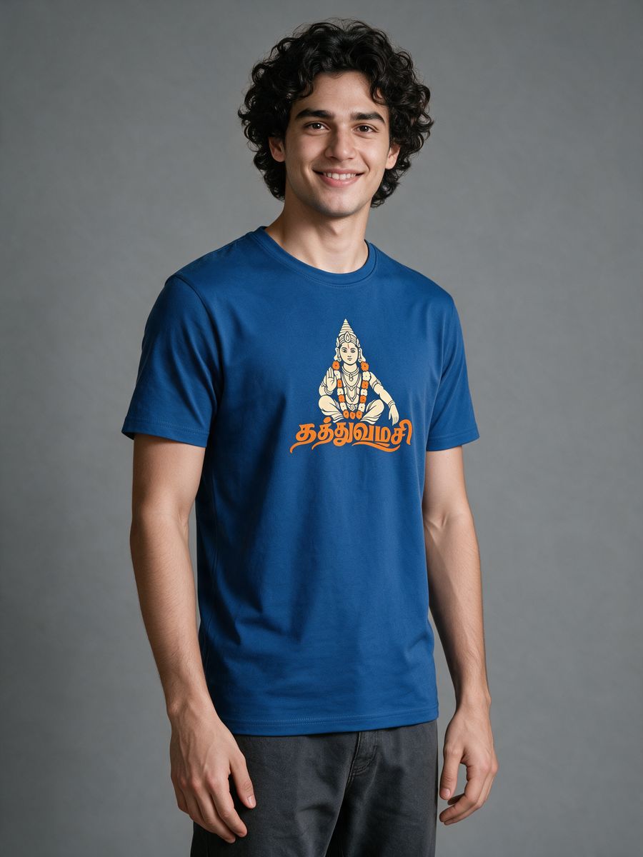 Thathuvamasi Ayyappan T-Shirt For Men - Half Sleeve