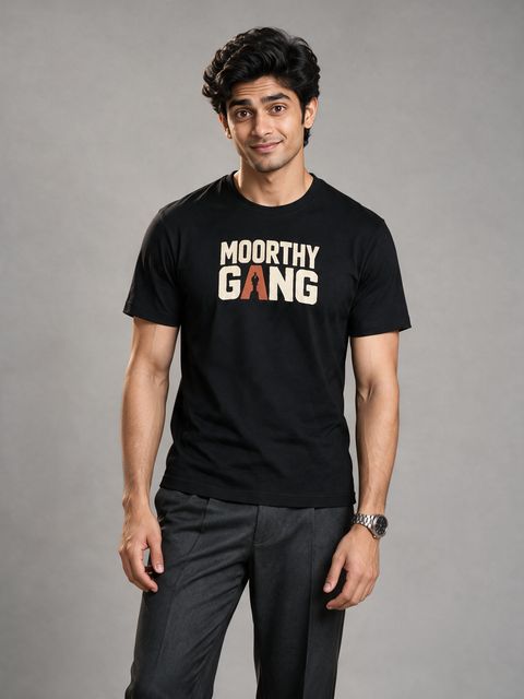 Moorthy Gang T-Shirt For Men - Half Sleeve