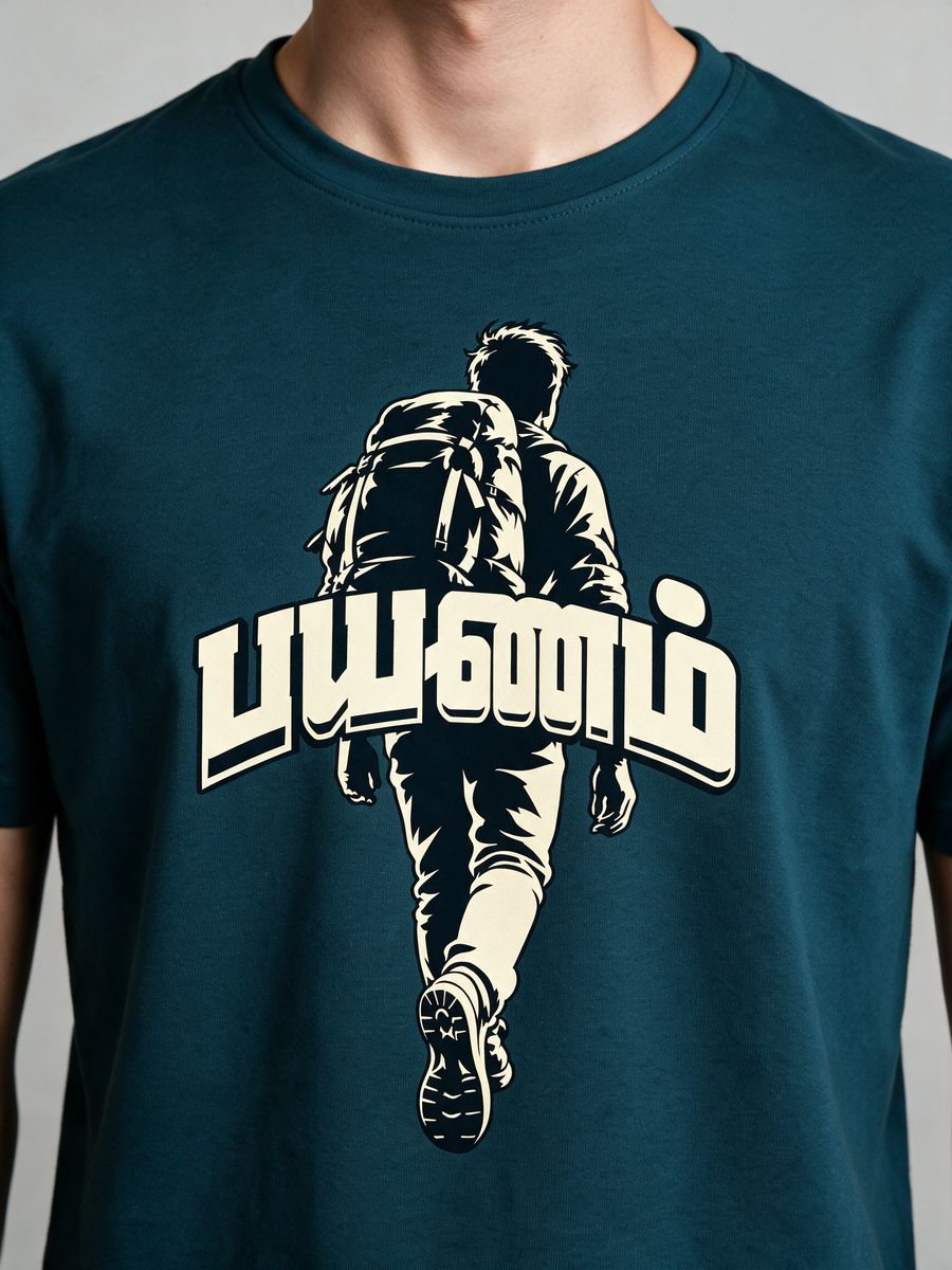 Payanam Explorer T-Shirt For Men - Half Sleeve